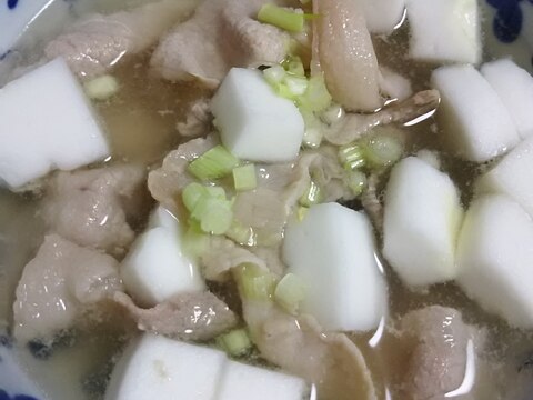 豚肉と白はんぺんのしょうがスープ(^^)